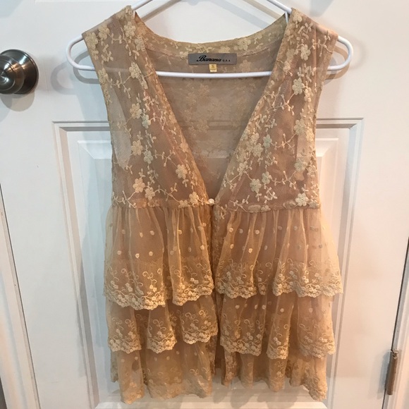 Tops - Lacy vest